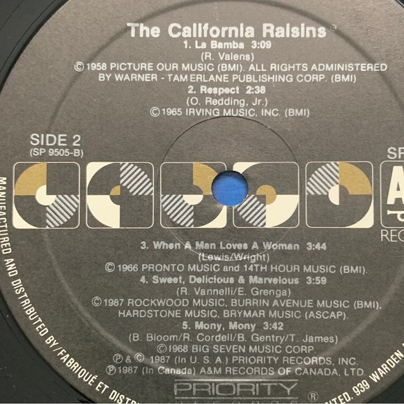 Vintage Vinyl | The California Raisins
Sing the Hit Songs - Picture 6 of 6